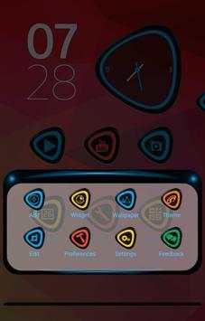 Next Launcher 3D Theme PolyGon screenshot 5