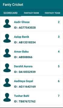 Fantasy Cricket League screenshot 2