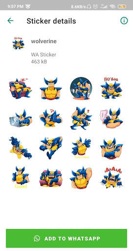Superhero WA Sticker Apps screenshot 4