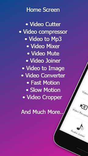 Video Editor, Reverse Video, Add Effect,Crop Video screenshot 1