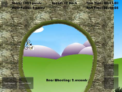 Bike Down Hill Free screenshot 10