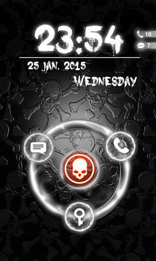 GO Locker FireSkull Free Gray screenshot 3