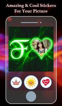 Lighting Text Photo Editor 2 تصوير الشاشة