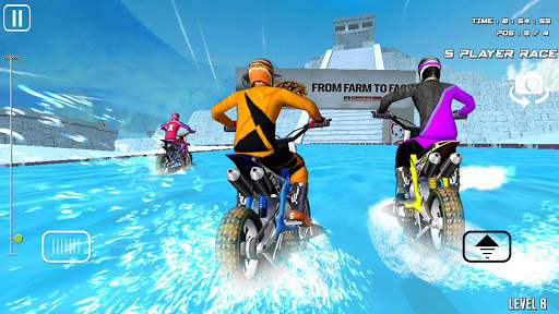 Surfing Dirt Bike Racing screenshot 4