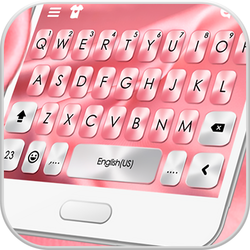 Pink Silk Keyboard Theme icon