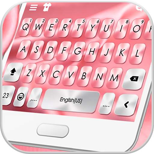 Pink Silk Keyboard Theme 6.0