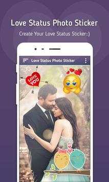 Love Status Photo Sticker 4 تصوير الشاشة