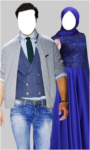 Hijab Couples Photo Suit Editor Free screenshot 1