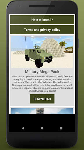 Military Mods For Minecraft screenshot 5