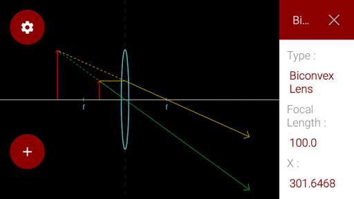 Ray Optics, Optics Physics, Ray Diagram Simulation screenshot 2