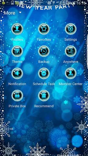 New Year 2017 (Next SMS) Skin2 screenshot 3