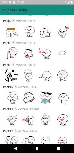 Stiker Pentol Animasi - lucu stiker wa 2020 स्क्रीनशॉट 3