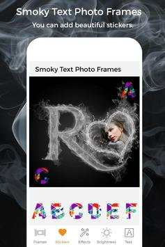 Smoky Text Photo Frame screenshot 3