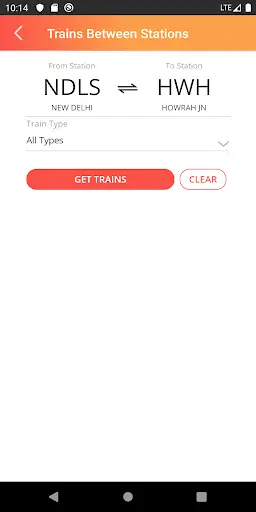 National Train Enquiry System screenshot 6