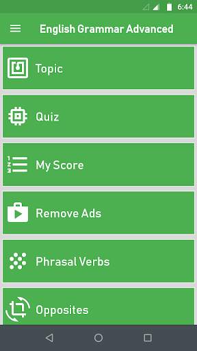 English Grammar Advanced screenshot 1