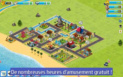 Cité village - sim d'île 2 screenshot 10