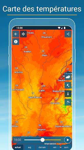 Météo & Radar - pluie et vent screenshot 4
