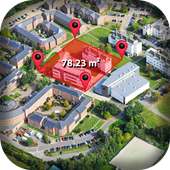 Land Measurement and Area Calculator with GPS icon