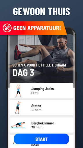 Workouts voor Thuis screenshot 5