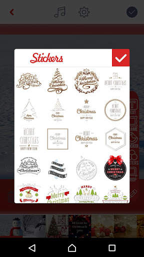 Natal Slideshow Foto Dengan Musik - Pembuat Video screenshot 7