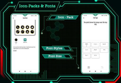 Visionary Launcher Pro - App lock,Hide app,Hi-tech screenshot 6