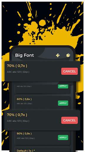 Big Font - Change font size 2020 screenshot 1