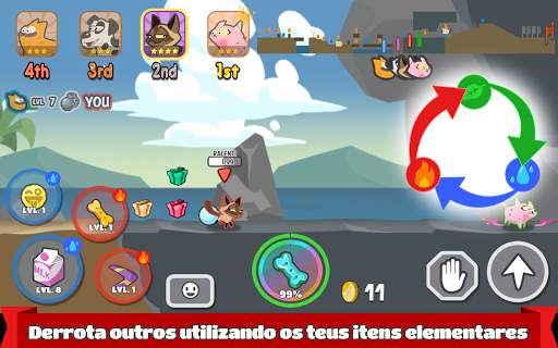 Pets Race Un jeu de course en mode PvP multijoueur screenshot 2