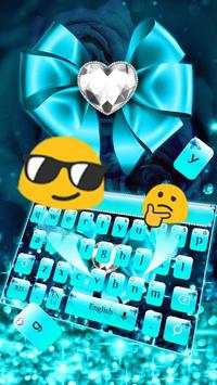 Turquoise Bow Keyboard screenshot 3