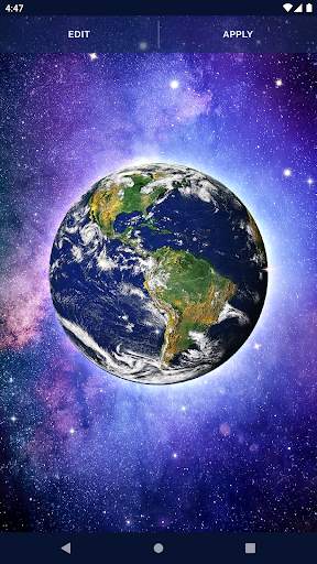 Earth in Space Live Wallpaper screenshot 5