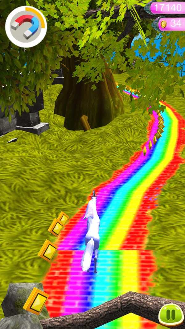 Temple Unicorn Dash: Unicorn games screenshot 2