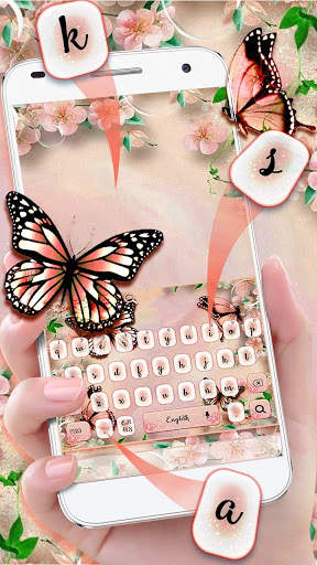 Tema da borboleta da flor screenshot 1