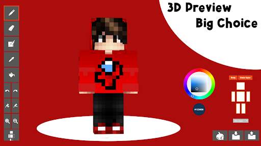 Among Us Mod Skin Minecraft PE screenshot 5
