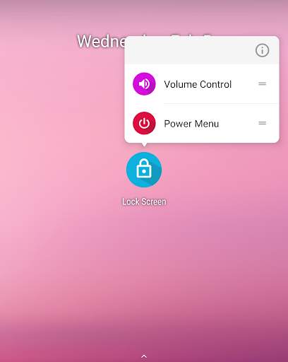 Lock Screen, Power and Volume Shortcuts screenshot 2