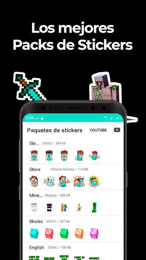 SteveCraft (Minecraft Fan) Stickers para WhatsApp screenshot 2