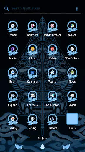 Xperia Theme - Mega Mendung screenshot 3