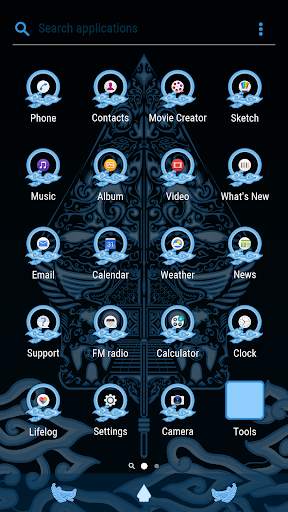 Xperia Theme - Mega Mendung screenshot 3