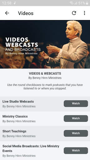 Benny Hinn's Sermons & Videos screenshot 4