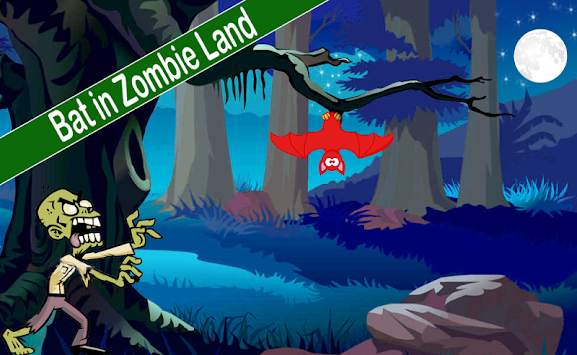 Bat vs Zombie: Easy Flap Game screenshot 2