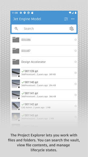 Autodesk Vault Mobile screenshot 1