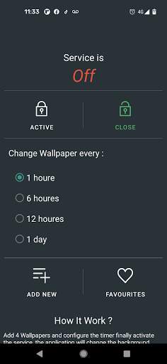 Auto change Islamic Wallpaper screenshot 1