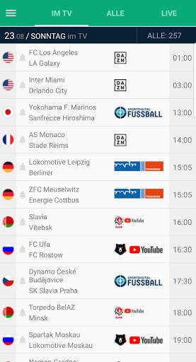 Fußball im TV screenshot 2