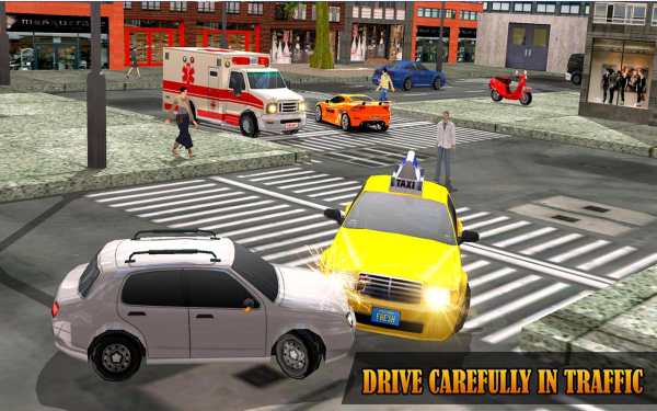 Taxi Driving Simulator 2016 screenshot 3
