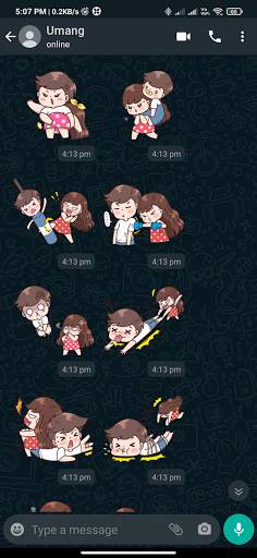 Couple-Goals : Couples whatsapp Stickers screenshot 4