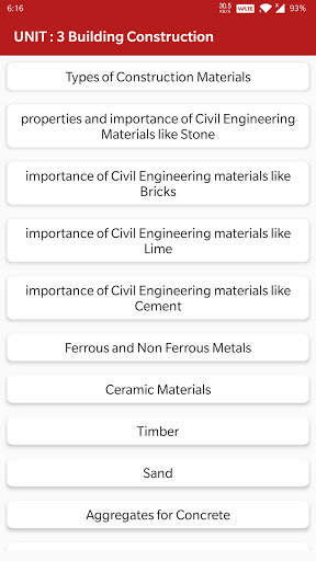 Basics Of Civil Engineering screenshot 2