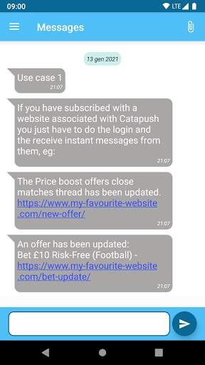 Catapush Messenger screenshot 1