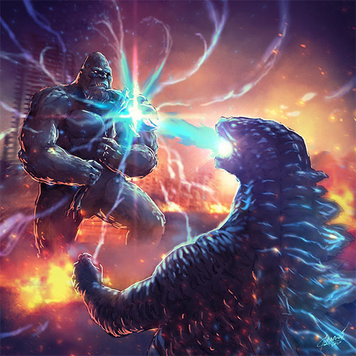 Godzilla vs Kong Wallpaper 4K 2021 icon