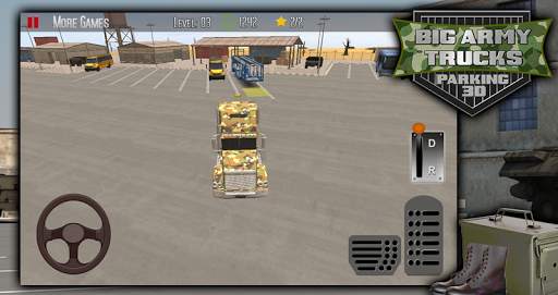 Big Army Trucks Parking 3D screenshot 10