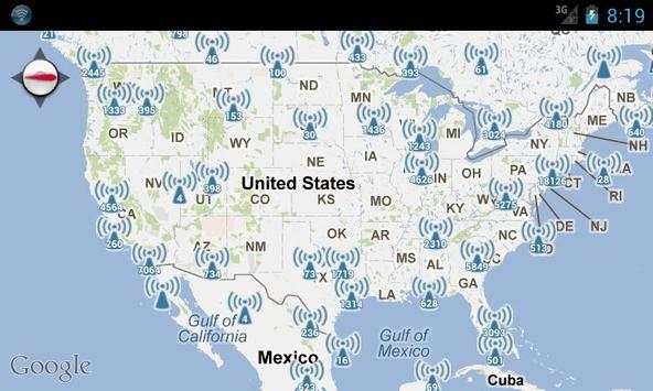 Hotspotting - Free WiFi Map screenshot 3