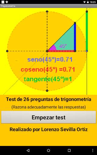 Test trigonometria screenshot 4