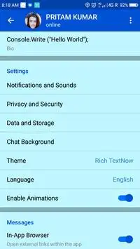 Rich TextNow screenshot 7